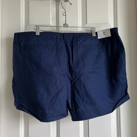 GAP Factory Shorts - Navy Blue - Size 18 NWT - Picture 8 of 10